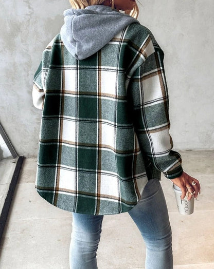 Bequeme Übergangsjacke mit Kapuze – Perfekt für entspannte Tage