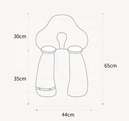 Ergonomisches Babykissen für sicheren Schlaf