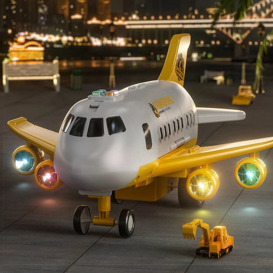 SkyAdventures Buntes Flugzeug – Interaktives Spielzeug für Junge Piloten