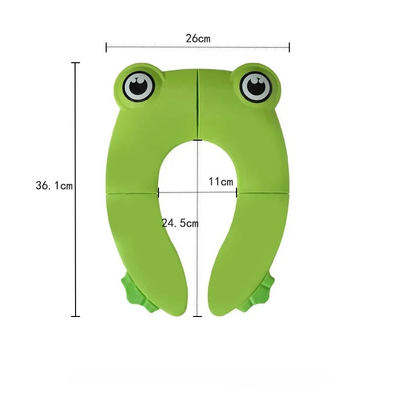 Froggie Kids Toilet Trainer – Faltbarer Toilettensitz für unterwegs