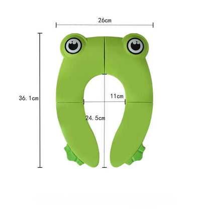 Froggie Kids Toilet Trainer – Faltbarer Toilettensitz für unterwegs