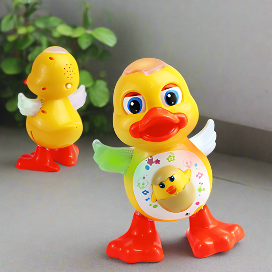 Tanzende Disco-Ente – Musik- und Farbenfreude für Kinder