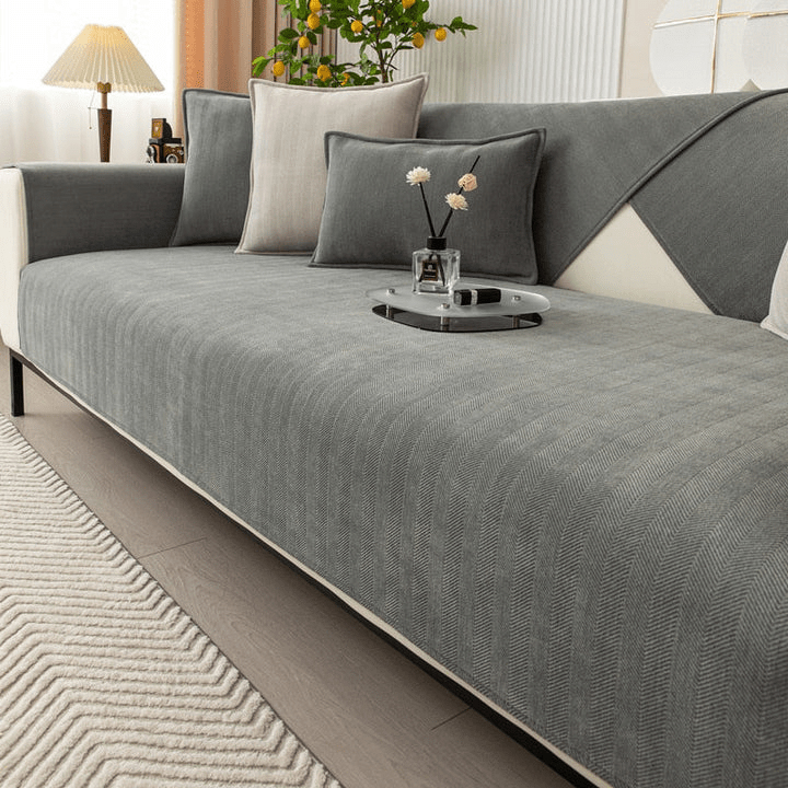 SoftFit Sofaüberzug – Schütze dein Sofa vor täglicher Abnutzung, Flecken und Verschüttungen