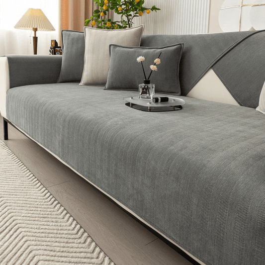 SoftFit Sofaüberzug – Schütze dein Sofa vor täglicher Abnutzung, Flecken und Verschüttungen