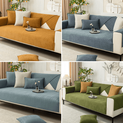 SoftFit Sofaüberzug – Schütze dein Sofa vor täglicher Abnutzung, Flecken und Verschüttungen