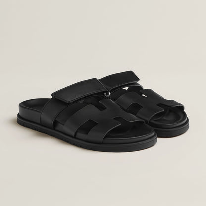 Elegante Lederstrap Sandalen – Komfort trifft Chic