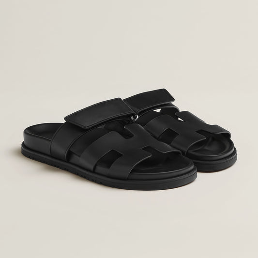 Elegante Lederstrap Sandalen – Komfort trifft Chic