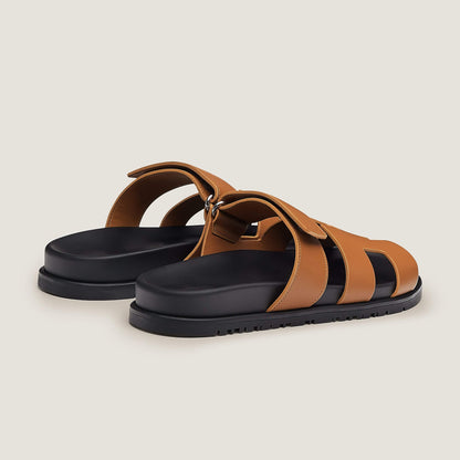 Elegante Lederstrap Sandalen – Komfort trifft Chic