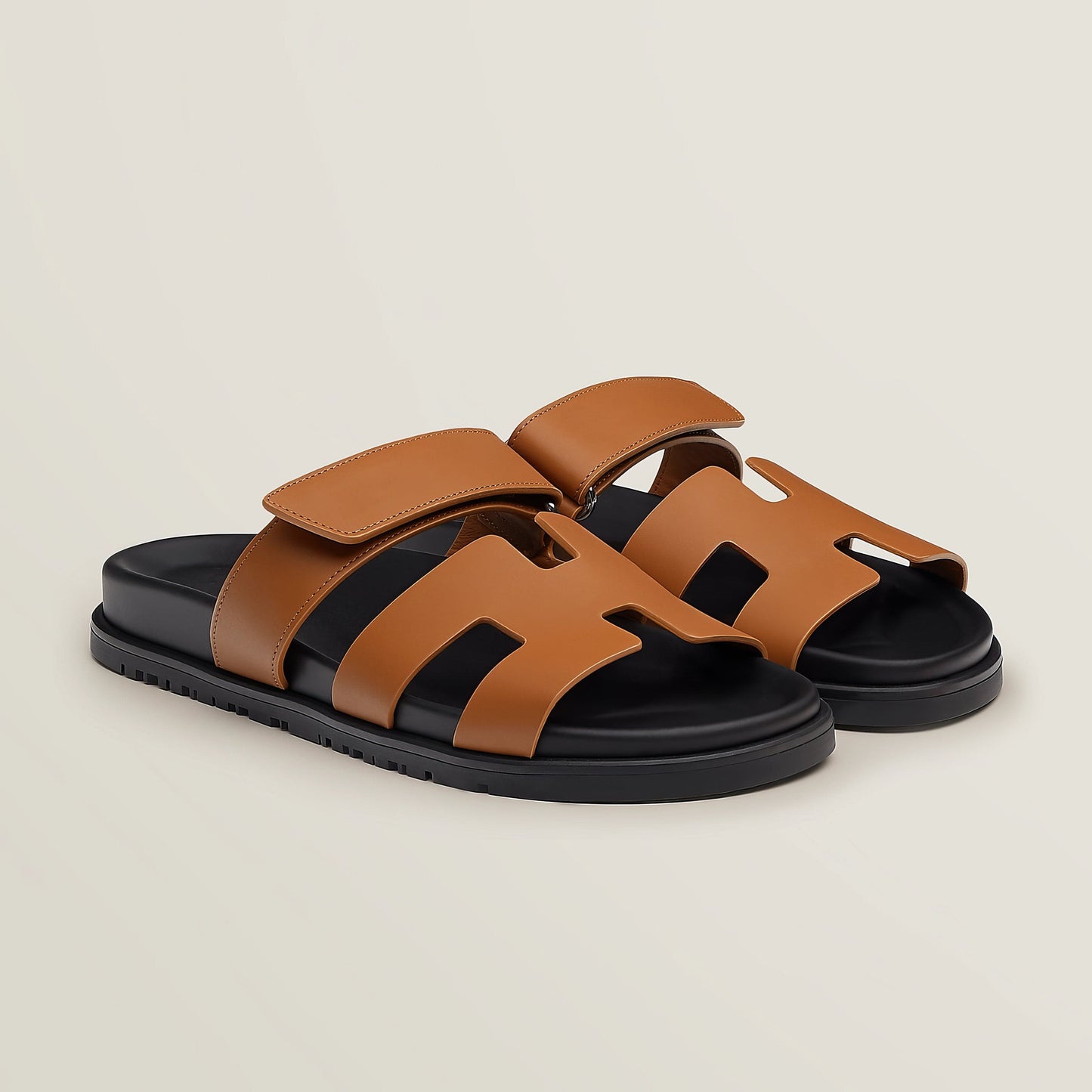 Elegante Lederstrap Sandalen – Komfort trifft Chic