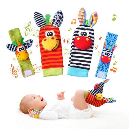 Rasselsocken-Set für Babys – Spaß und sensorische Förderung
