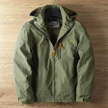 Herren Outdoor Jacke mit Kapuze – Wasserdicht und Komfortabel