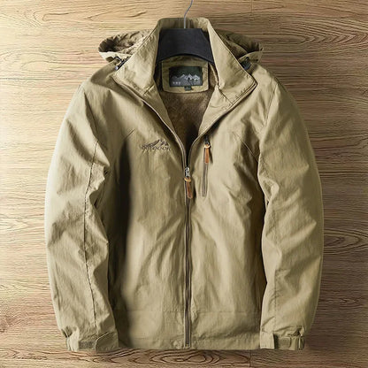 Herren Outdoor Jacke mit Kapuze – Wasserdicht und Komfortabel