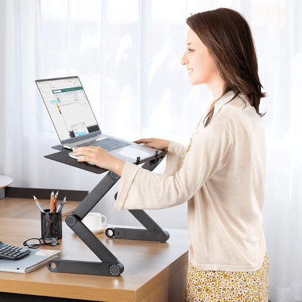 Ergonomischer verstellbarer Laptopständer – Leicht und multifunktional