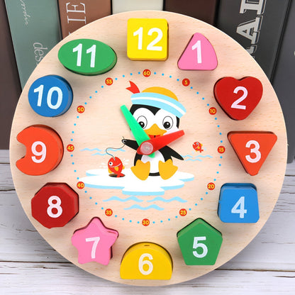 TijdLeraar – Holz Uhr für Lehrreichen Spielspaß