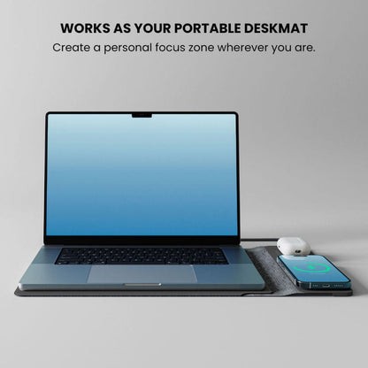 PowerDesk Sleeve – Schlanke Laptop-Hüllen mit Drahtloser Ladefunktion