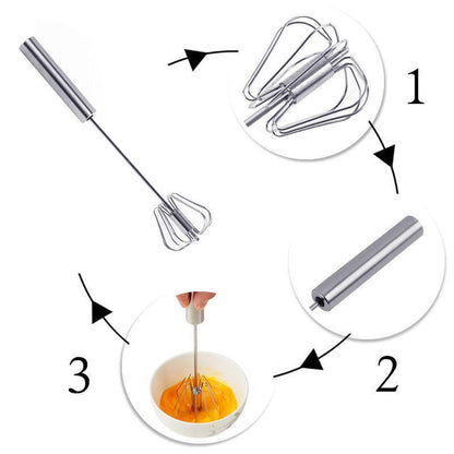 TwistWhisk Manuelle Schneebesen – Schnell, Effizient und Einfach zu Benutzen