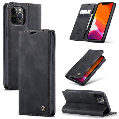 iPhone Leder Flipcase – Magnetisch & Funktional