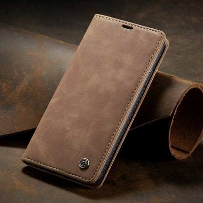 iPhone Leder Flipcase – Magnetisch & Funktional