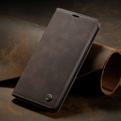 iPhone Leder Flipcase – Magnetisch & Funktional