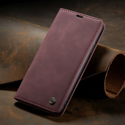 iPhone Leder Flipcase – Magnetisch & Funktional