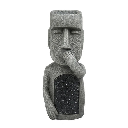 Gartenfiguren mit Charakter – Set aus drei verspielten Skulpturen