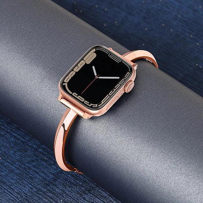 Slim Link Band – Luxuriöses Edelstahl-Armband für die Apple Watch für Damen