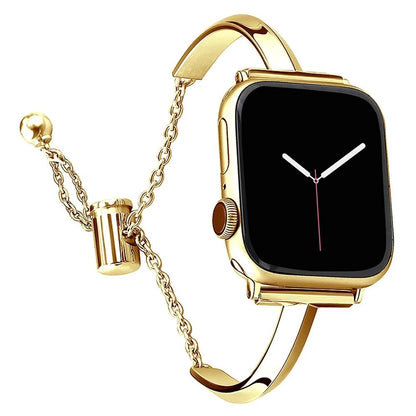Slim Link Band – Luxuriöses Edelstahl-Armband für die Apple Watch für Damen