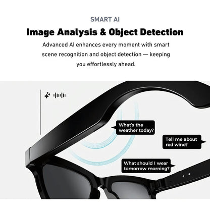 VisionX Smartglasses – Smarte Brille mit Kamera und Audio im stilvollen Design