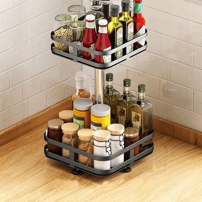 KitchenSpin Pro – 360° drehbares Aufbewahrungsregal