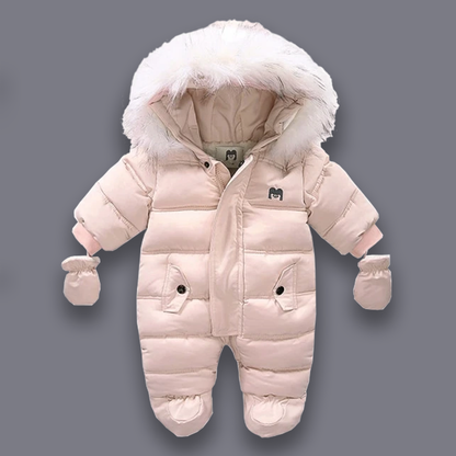 Ultimatives Warmes Baby-Winteroverall – Schneeanzug mit Futter