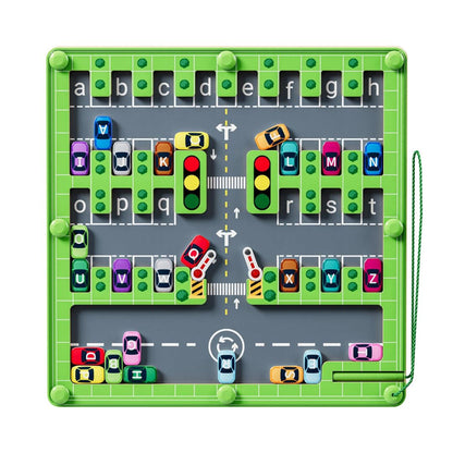 Peuter Parkhaus Labyrinth – Leer und spielen mit Buchstaben