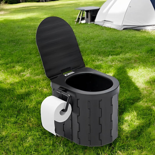 Zusammenklappbares Campingtoilet – Stabil & Tragbar