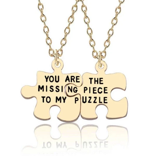 Puzzle-Stück-Kette - Die perfekte Valentinstag-Verbindung