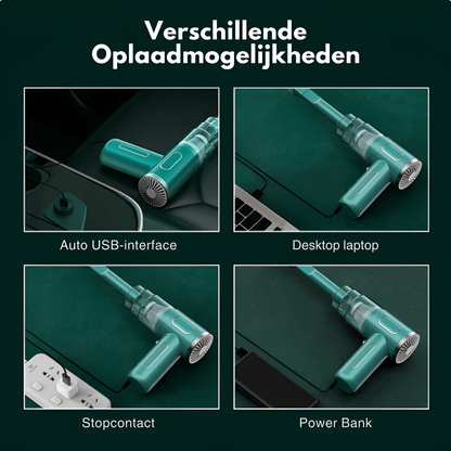 PowerCleaner – Kabelloser Auto-Staubsauger