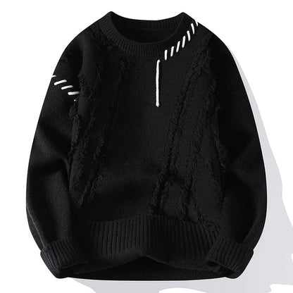 Luna Patchwork Pullover – Für einen modischen und warmen Look