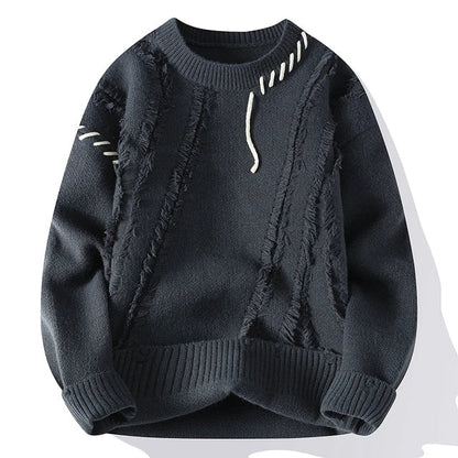 Luna Patchwork Pullover – Für einen modischen und warmen Look