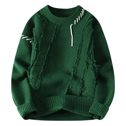 Luna Patchwork Pullover – Für einen modischen und warmen Look