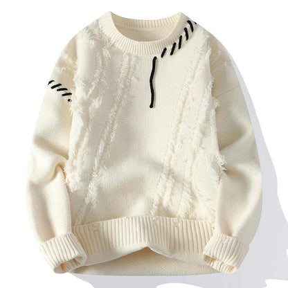 Luna Patchwork Pullover – Für einen modischen und warmen Look