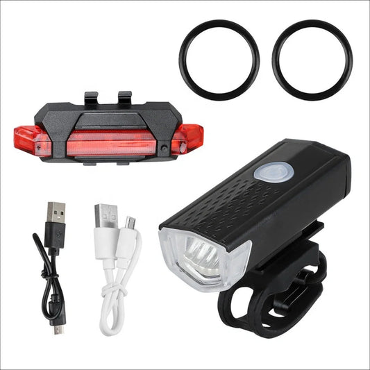 VoltBeam USB Fahrradlicht Set – Sicherheit und Komfort mit wiederaufladbaren Batterien
