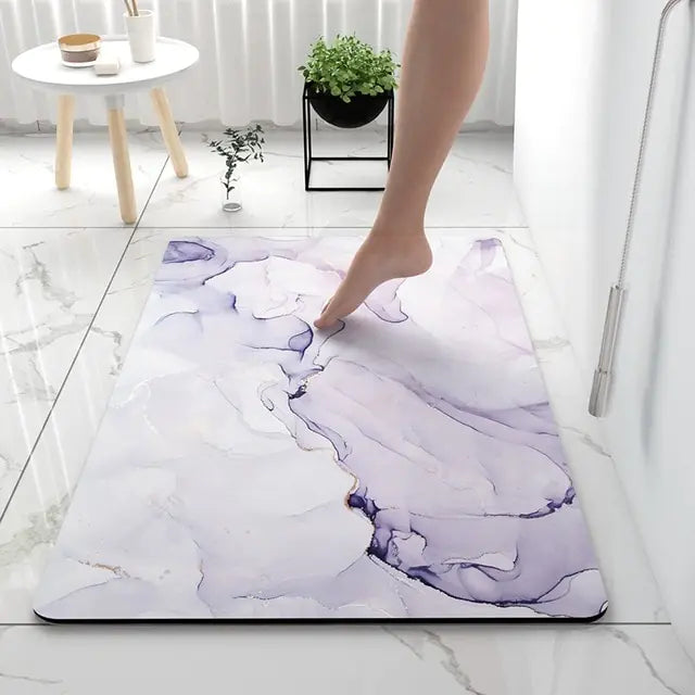 Luxuriöse Badezimmermatte – Rutschfest und wasserabsorbierend