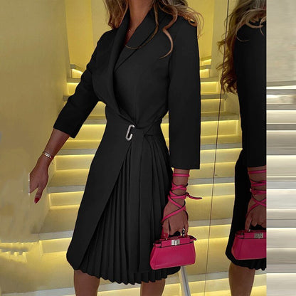 Sophie Blazer Kleid für Damen – Elegantes Kleid mit Hahnentrittmuster