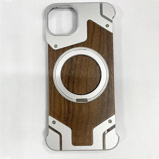 Hölzernes MagSafe-Handycase – Schutz- und Funktionsdesign